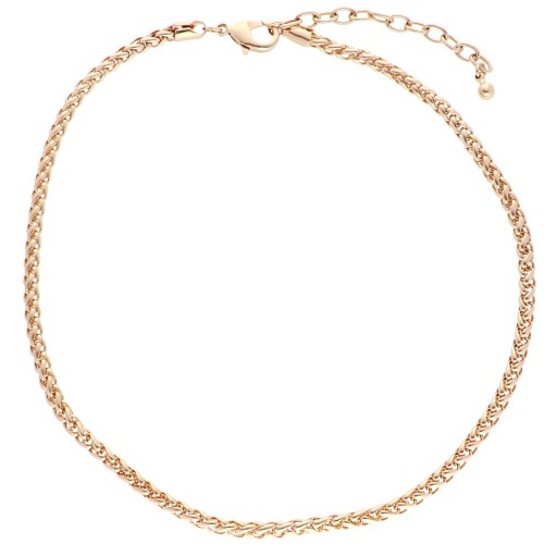 Collar Cadena Palmetto 5 mm - Dorado x46cm