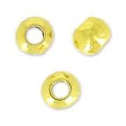 Perlas redondas 3.2 mm Dorado con oro fino x15|raw }}
