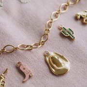 My DIY Jewellery - Kit de joyería Collar occidental de acero inoxidable Dorado