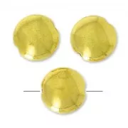 Tejos lissos 7.5 mm Dorado con oro fino x4