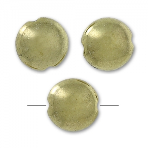 Tejos lissos 7.5 mm gold bronce x4