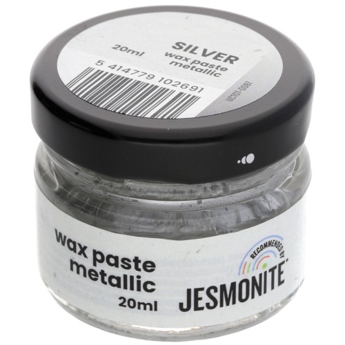 Cera metalizada en pasta - Jesmonite - Plateado x20ml