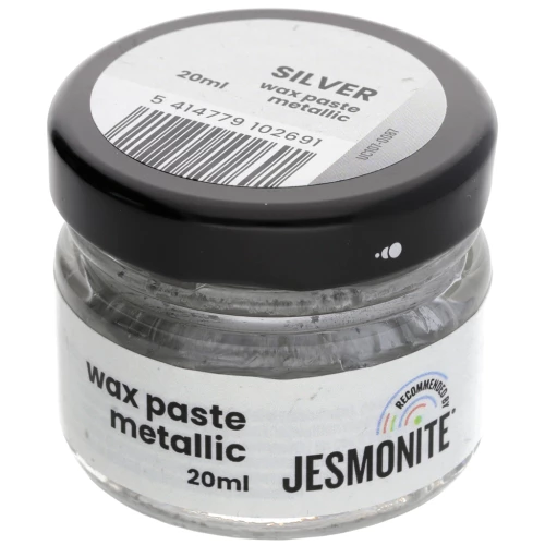 Cera metalizada en pasta - Jesmonite - Plateado x20ml