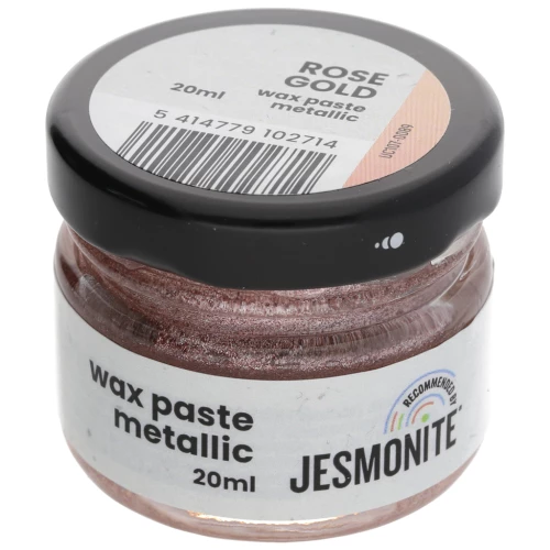 Cera metalizada en pasta - Jesmonite - Dorado Rose x20ml
