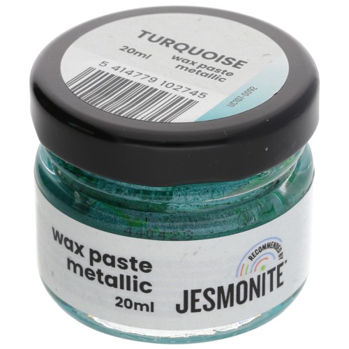 Cera metalizada en pasta - Jesmonite - Turquesa x20ml