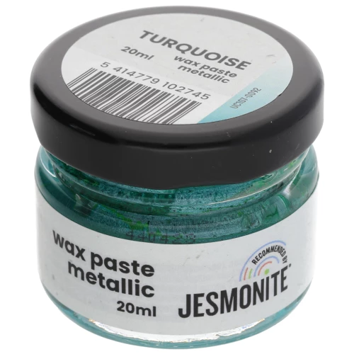 Cera metalizada en pasta - Jesmonite - Turquesa x20ml