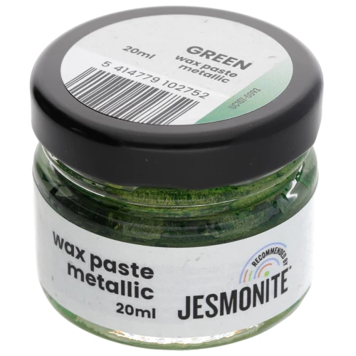 Cera metalizada en pasta - Jesmonite - Verde x20ml