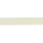 Cordón cuero reconstituido plano doble 3 mm Light Beige Nacré x1m