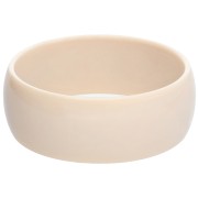 Pulsera brazalete de resina opaca de 69 mm de grosor - Nude x1