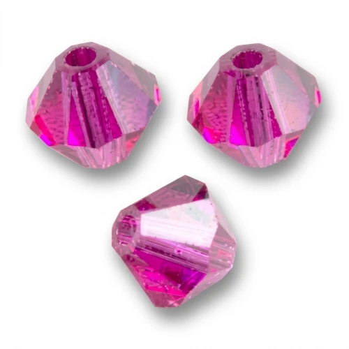Toupies en cristal PureCrystal 5328 5 mm Fuchsia x20