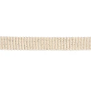 Ruban métallisé Mokuba 9 mm - Light Gold fil doré x50cm