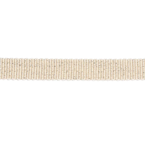 Cinta metálica Mokuba 9 mm - Dorado claro hilo x50cm