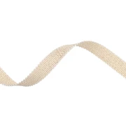 Cinta metálica Mokuba 9 mm - Dorado claro hilo x50cm