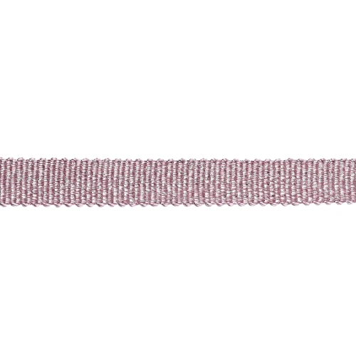 Cinta metálica Mokuba 9 mm - Hilo plateado violeta x50cm