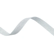 Cinta metálica Mokuba 9 mm - Plateado azul claro x50cm