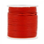 Cordón de cuero 1,5 mm Rojo x 25 m|raw }}