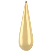 Colgante gota abombada 50x16 mm - Dorado con oro fino x1|raw }}