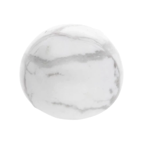 Cabuchón redondo 6 mm Howlite x1