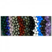 Gota facetada 6x9mm Blue Agate x1