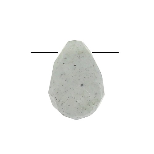 Gota facetada 6x9mm Labradorite x1