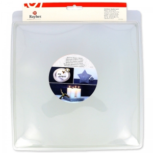 Molde para hormigón creativo 25x25 cm cuadrado