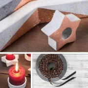 Molde para hormigón creativo 25x25 cm cuadrado