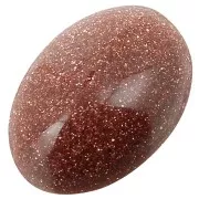 Cabuchón ovalado 14x10 mm Gold stone