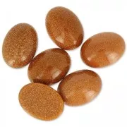 Cabuchón ovalado 14x10 mm Gold stone