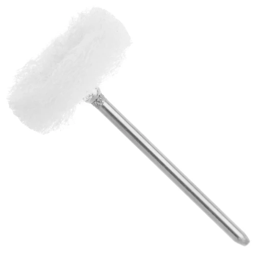 Cepillo circular de nylon de 23 mm - Grano fino - Blanco x1