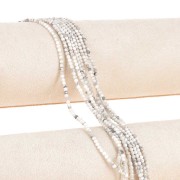 Cuenta redonda 2 mm gema - Howlita x38cm