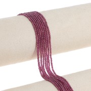 Cuenta redonda 2 mm gema - Granate x38cm