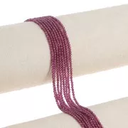 Cuenta redonda 2 mm gema - Granate x38cm