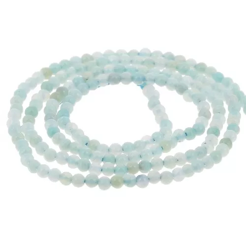 Cuenta redonda 2mm gema - Amazonita x38cm