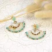 Cuenta redonda 2mm gema - Amazonita x38cm