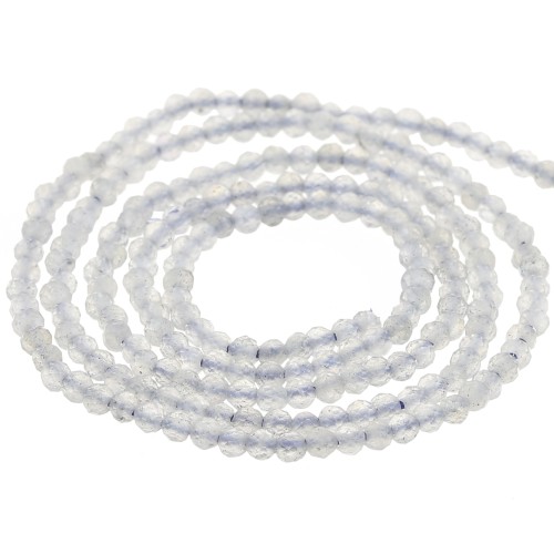 Cuenta redonda facetada 2 mm - Labradorita x38cm