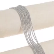 Cuenta redonda facetada 2 mm - Labradorita x38cm