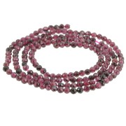 Cuenta Redondas facetadas  2 mm Garnet x39cm|raw }}