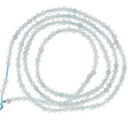 Cuenta Redondas facetadas  2 mm Aqua Jade x38cm