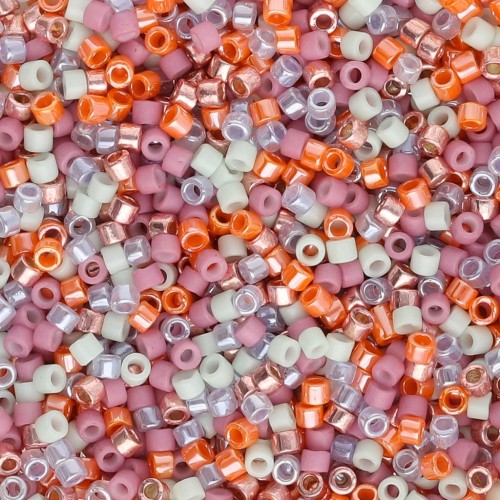 Mezcla Miyuki Delica 11/0 - Pastel Chique x8g