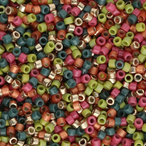Mix Miyuki Delica 11/0 - Elegante Otoño x8g