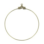 Base pendientes criollas 40 mm 1 hueco bronce x2|raw }}