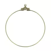 Base pendientes criollas 40 mm 1 hueco bronce x2