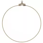 Base pendientes criollas un anillo 50 mm bronce x2