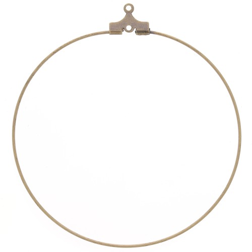 Base pendientes criollas un anillo 50 mm bronce x2