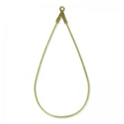 Portapendientes gota 50x25 mm bronce x2|raw }}