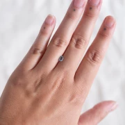 Aguamarina ovalada 5.3x4 mm - 0.35 cts