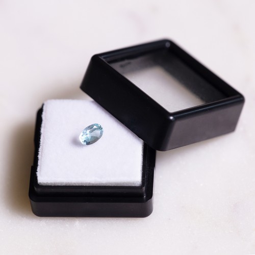 Aguamarina ovalada 6.2x4.2 mm - 0.50 cts
