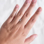 Aguamarina rectangular 6.4x3 mm - 0.55 cts