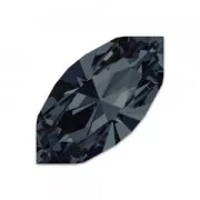 Graphite - Navette PureCrystal 4228 10x5 mm Graphite x1 Navette PureCrystal 4228 10x5 mm Graphite x1