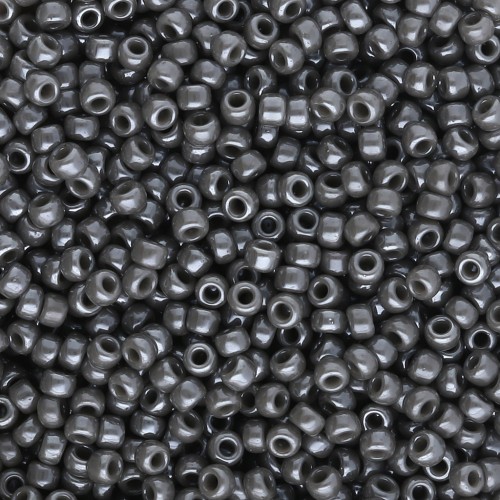 Cuentas Rocalla Miyuki 11/0 2479-1 - Opaco Smoke Luster x8 g
